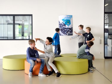 Neue Schule Wolfsburg – Erweiterungsneubau / 2016 – Foto: © Kirstin Bartels